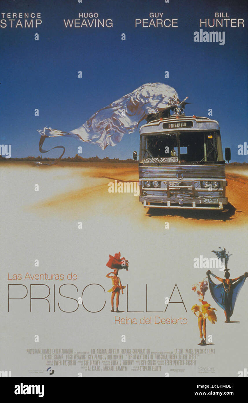 THE ADVENTURES OF PRISCILLA, KÖNIGIN DER WÜSTE (1994) PLAKAT AVOP 028 Stockfoto