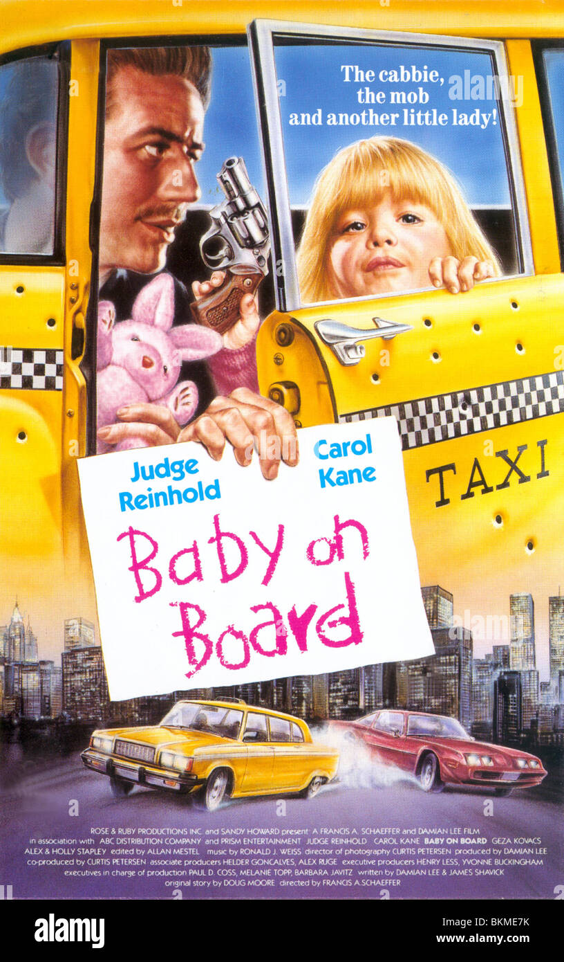 BABY ON BOARD-1992 POSTER Stockfoto