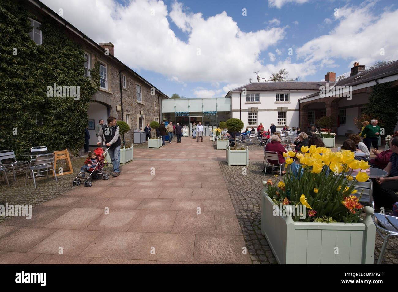 Nationaler Botanischer Garten von Wales, Llanarthne, Carmarthenshire, Wales, UK, Großbritannien Stockfoto