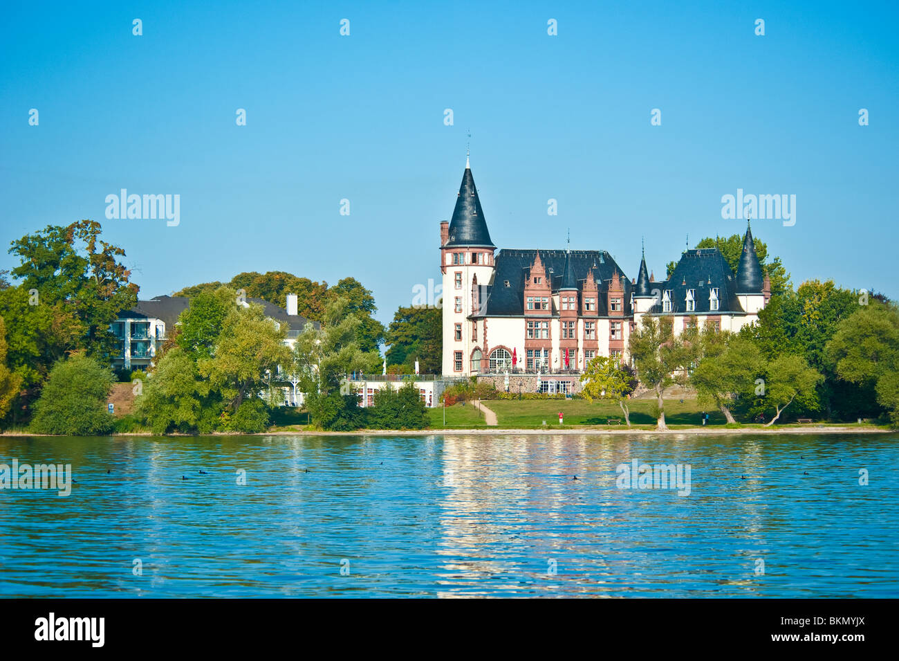 Klink Schloss, Müritz, Mecklenburg-Vorpommern, Deutschland Stockfoto