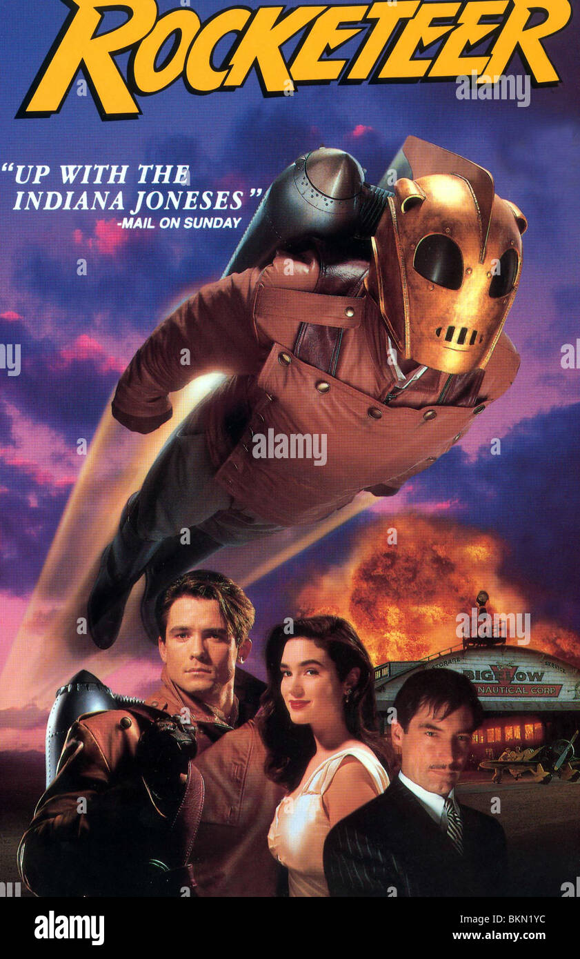 ROCKETEER (1991) PLAKAT CREDIT DISNEY RKT 001VS Stockfoto