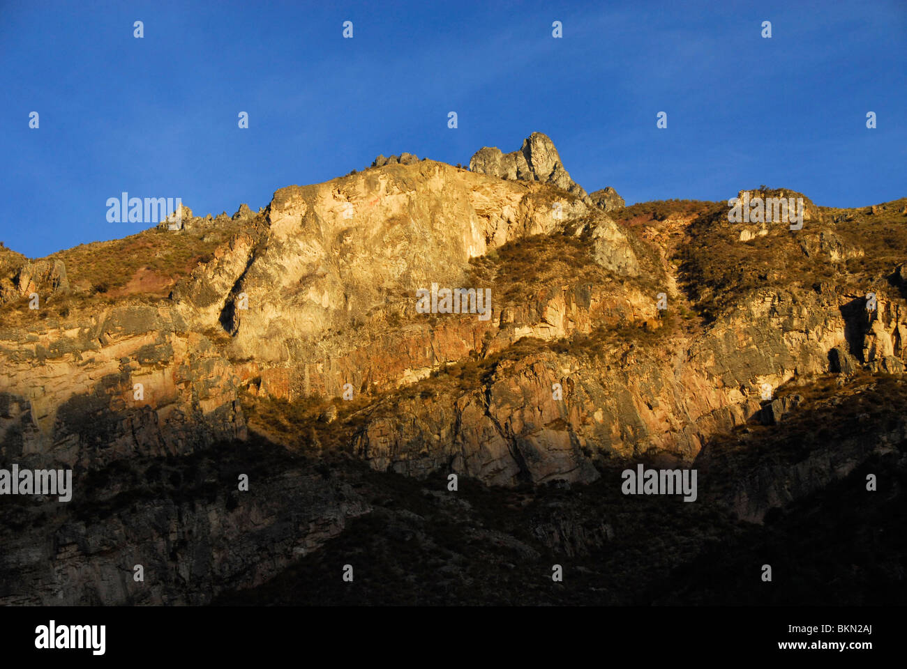 Bergrücken im Colca Canyon, Peru, Südamerika Stockfoto
