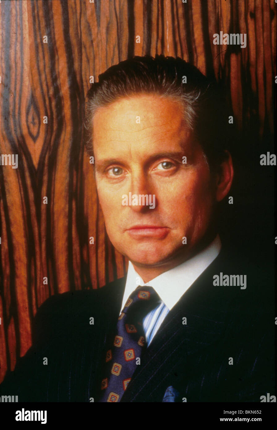 WALL STREET (1987) MICHAEL DOUGLAS WLS 026 Stockfoto
