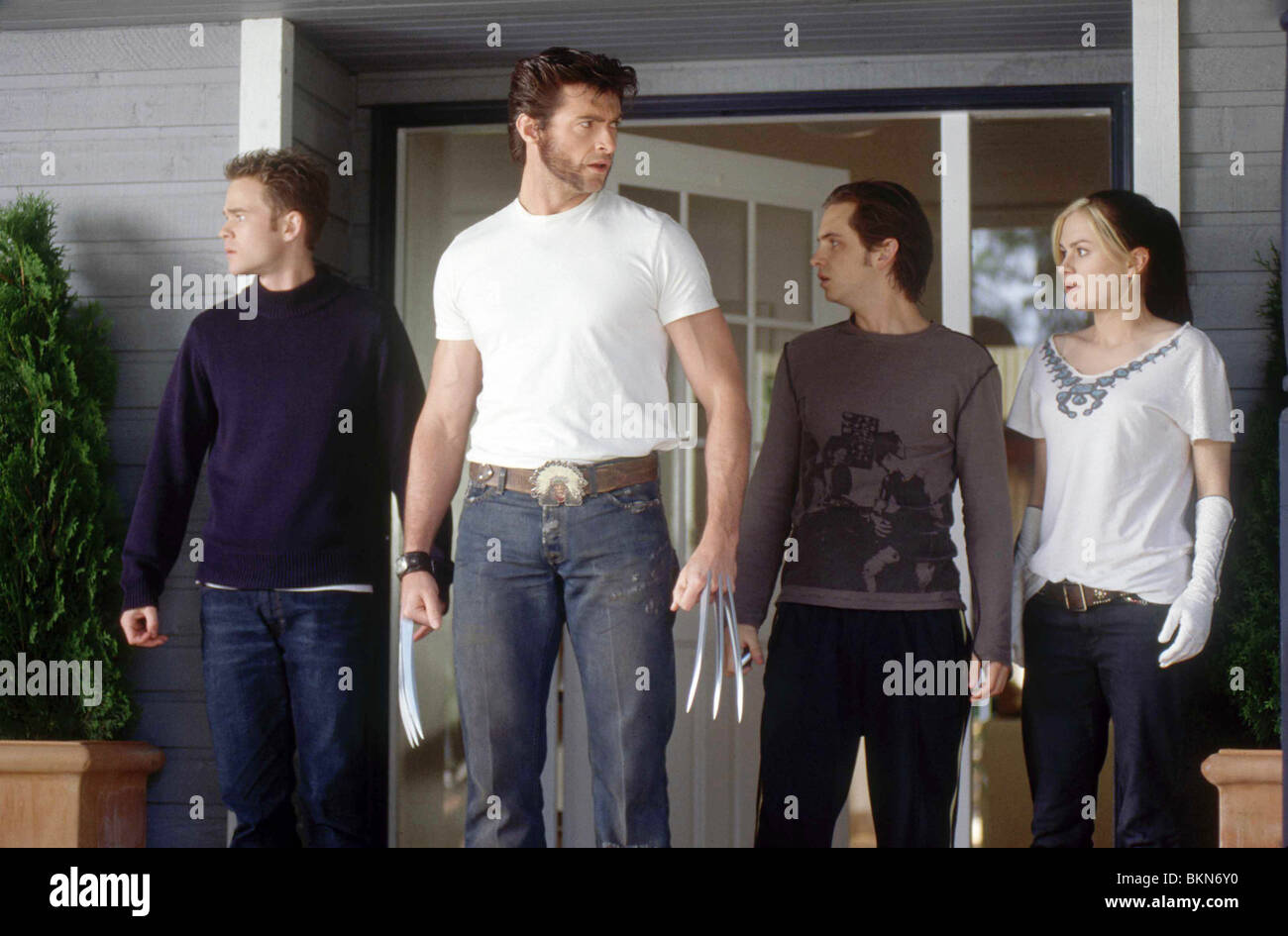 X2 XMEN 2 (2003) X2 (ALT) SHAWN ASHMORE, ICEMAN, HUGH JACKMAN, WOLVERINE, AARON STANFORD