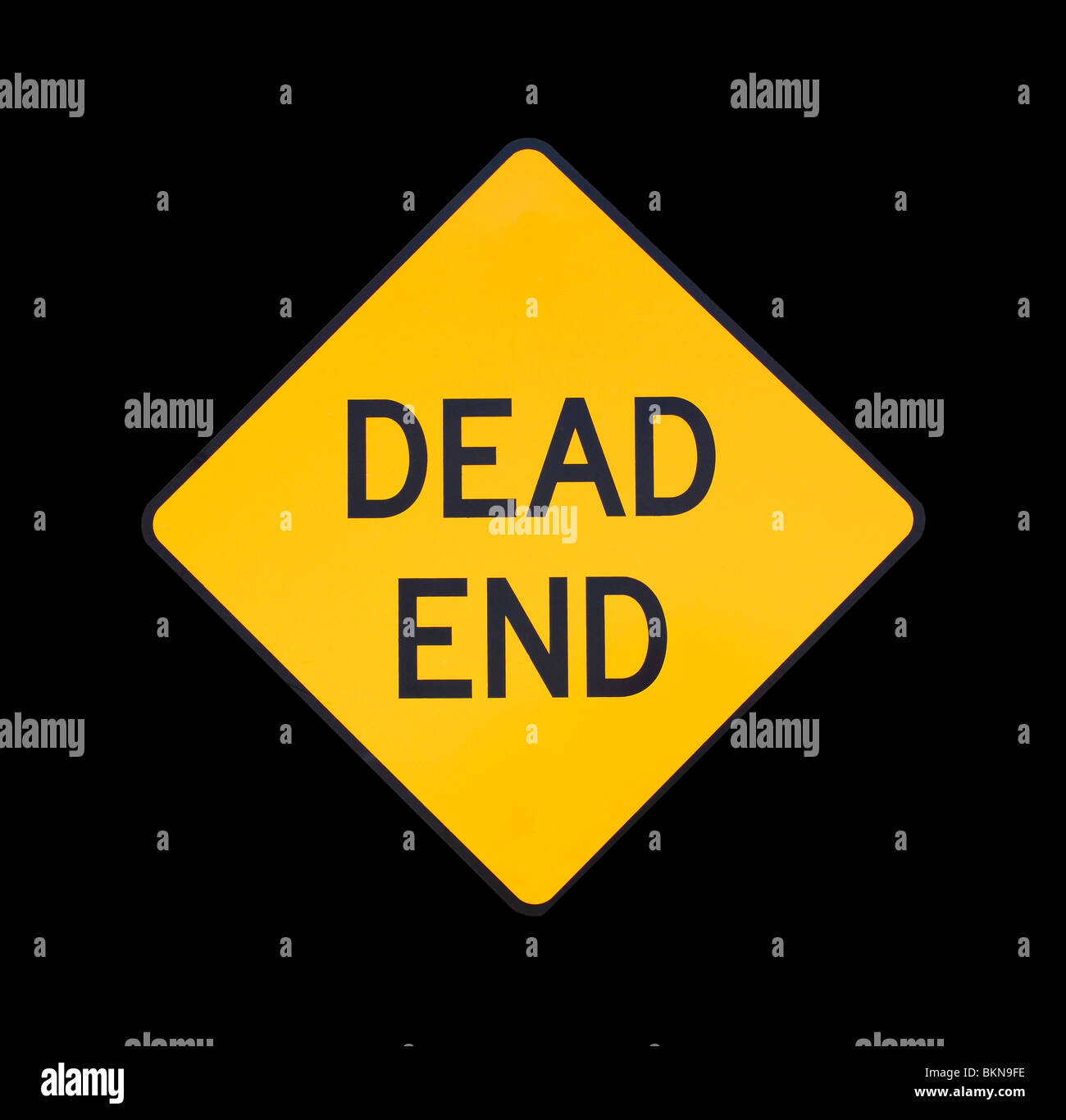 Dead-End-Zeichen Stockfoto