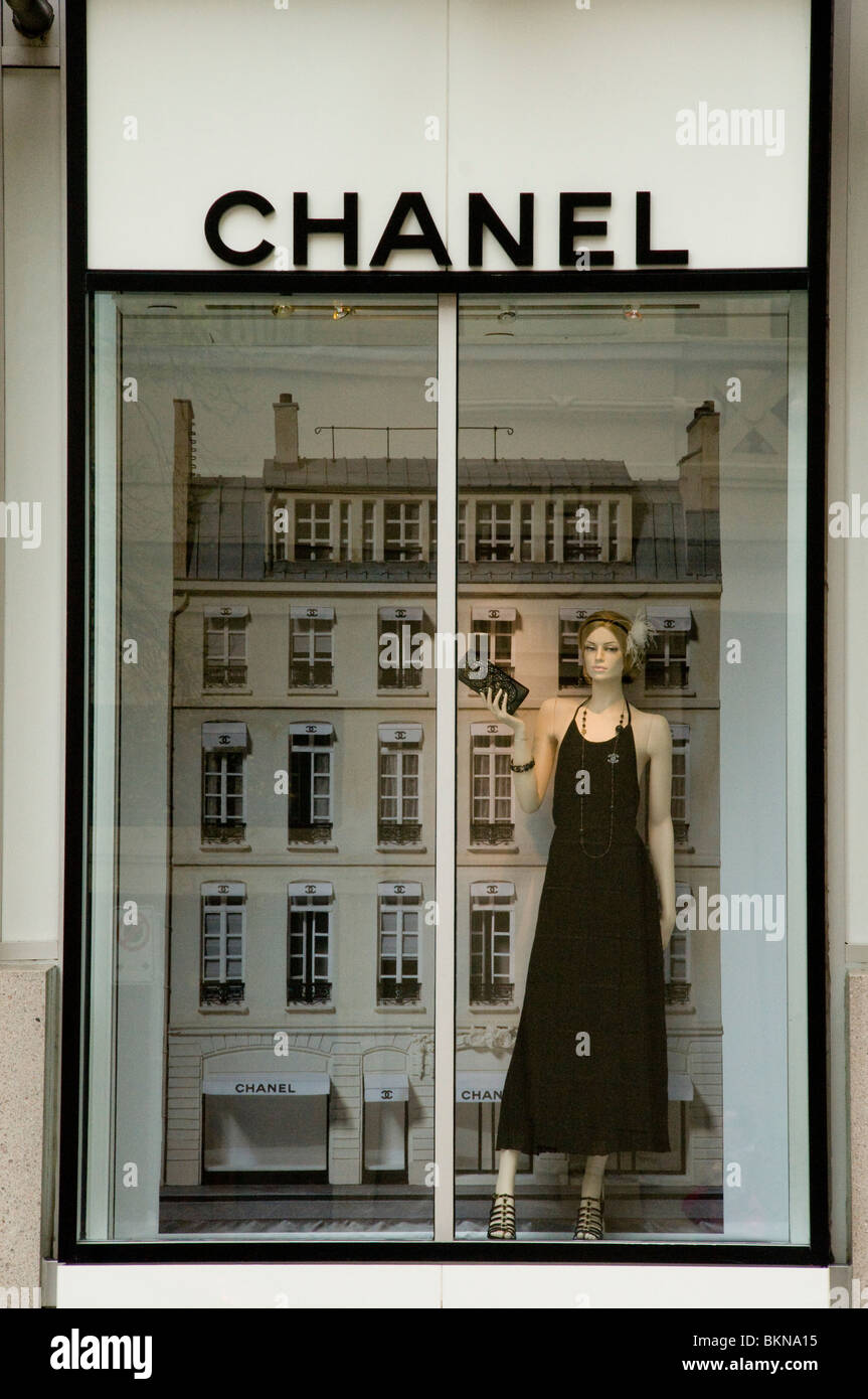 Chanel Boutique Downtown Vancouver Stockfoto