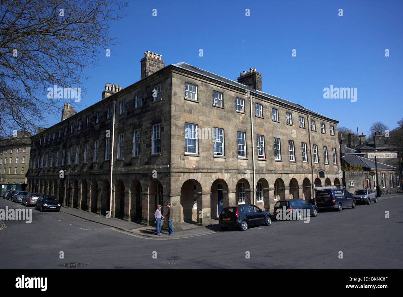 die quadratischen Buxton Derbyshire England UK Stockfoto