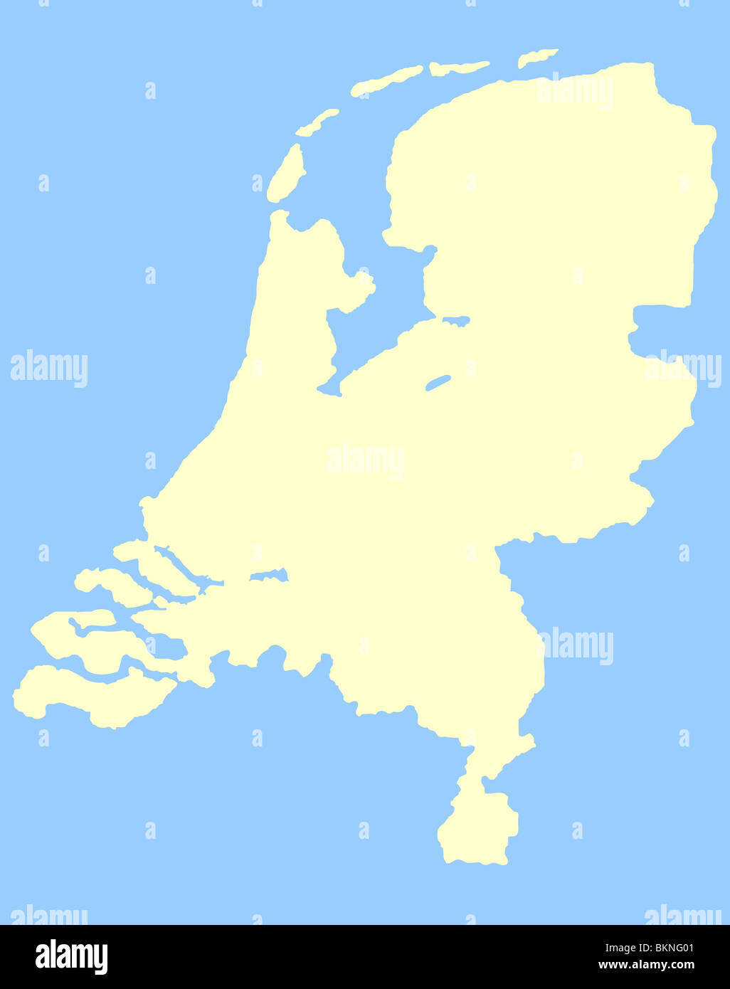 Holland Map Stockfotos und -bilder Kaufen - Alamy