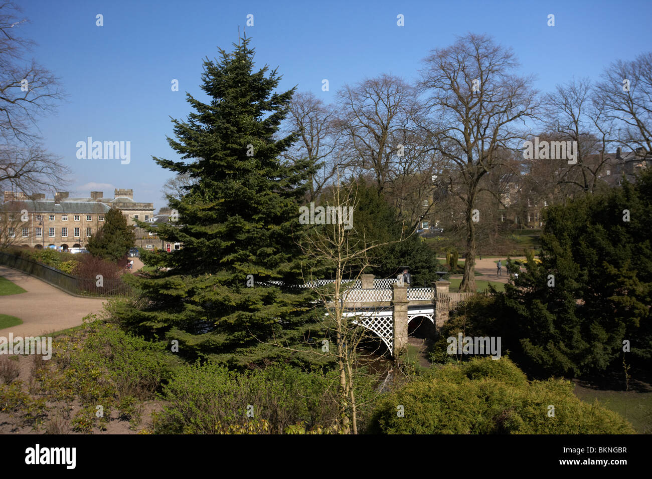 die Pavillon-Gärten Buxton Derbyshire England UK Stockfoto