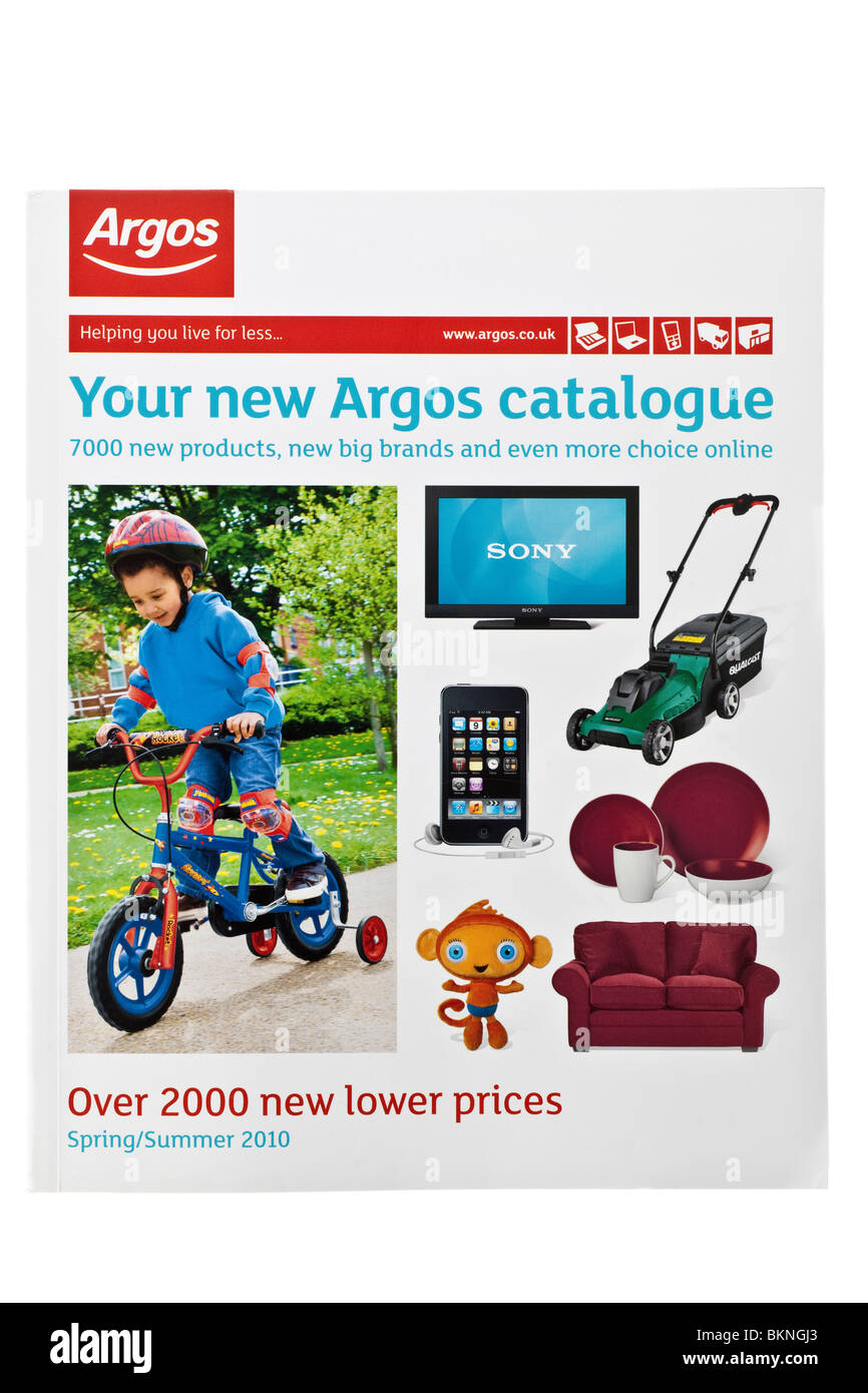 Neuen Argos Katalog Frühjahr/Sommer 2010 Stockfoto
