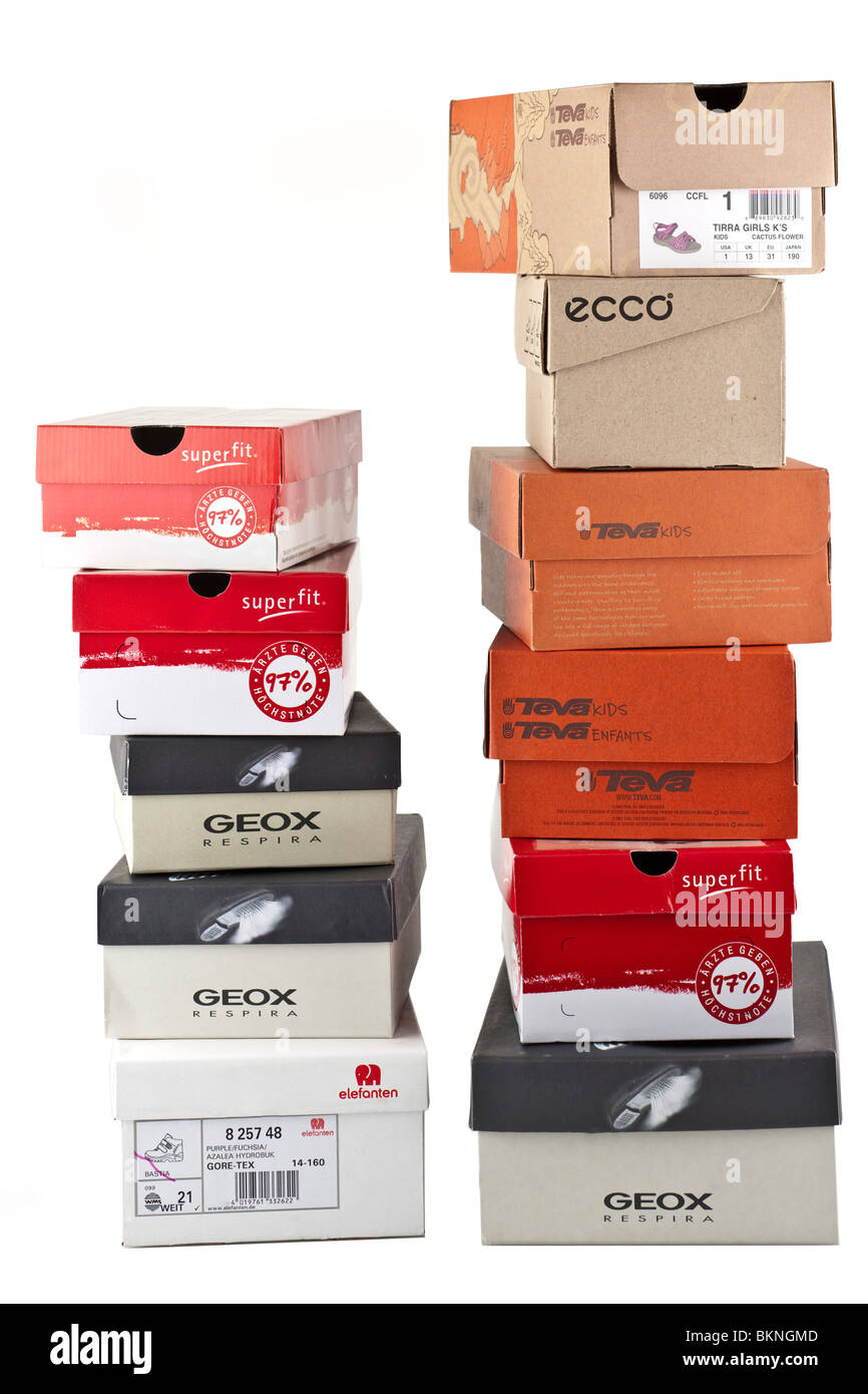 Shoe Shoes Box Boxes Stockfotos und -bilder Kaufen - Alamy