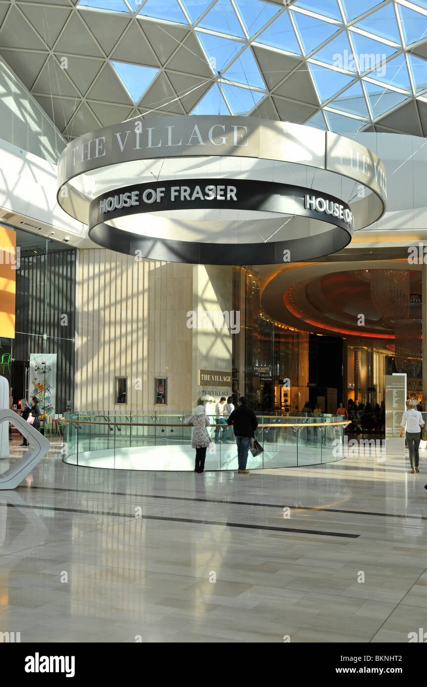 House of Fraser Shop Eingang im Einkaufszentrum Westfield Stockfoto