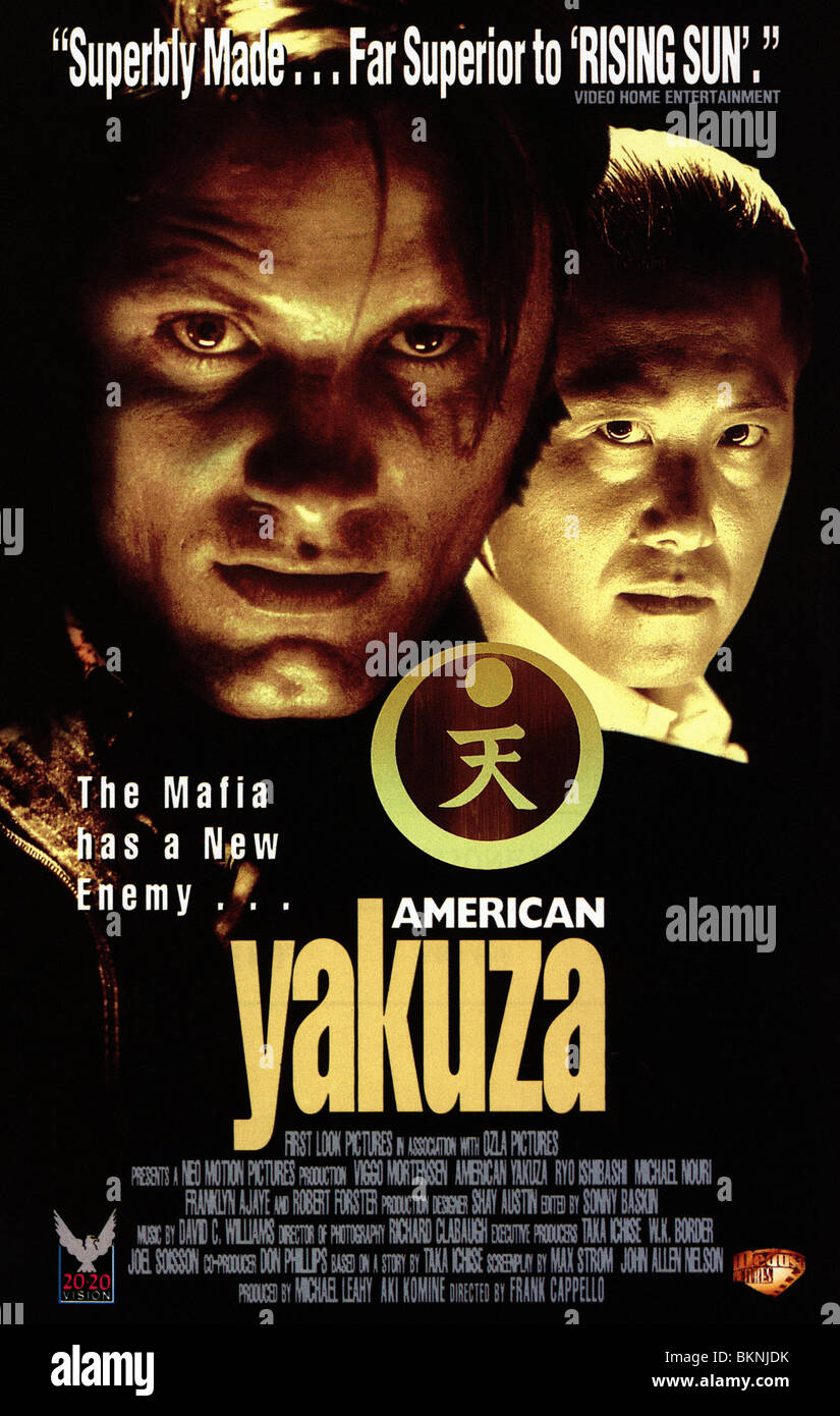 AMERICAN YAKUZA POSTER Stockfoto