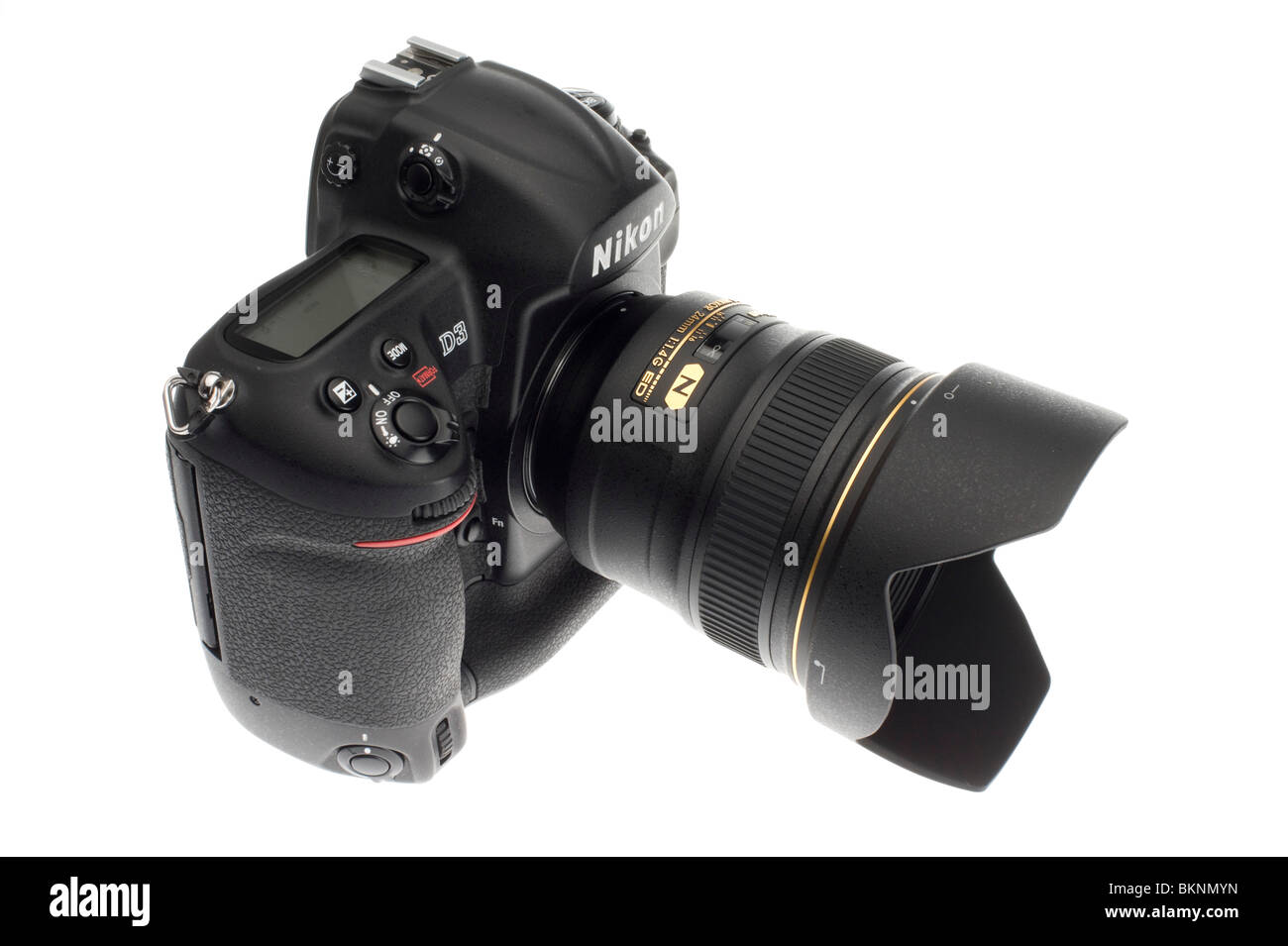 DSLR Wechselobjektiv - Nikon 24mm f/1.4 ultra schnell-Weitwinkel Stockfoto