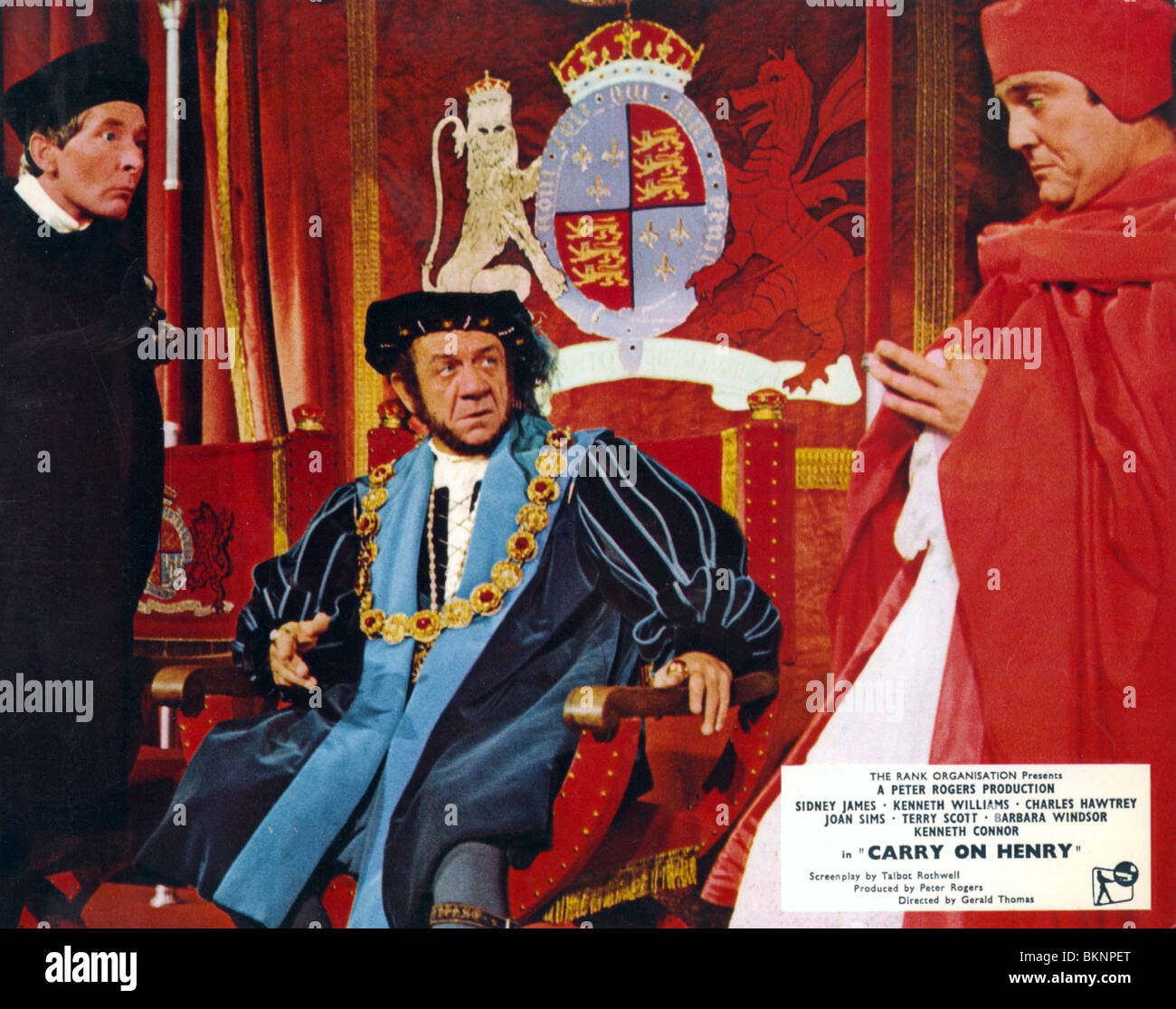 WEITERMACHEN SIE HENRY (1972) KENNETH WILLIAMS, SID JAMES, TERRY SCOTT COHY 005FOH Stockfoto