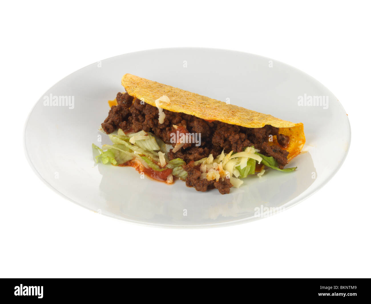 Rindfleisch Taco Stockfoto