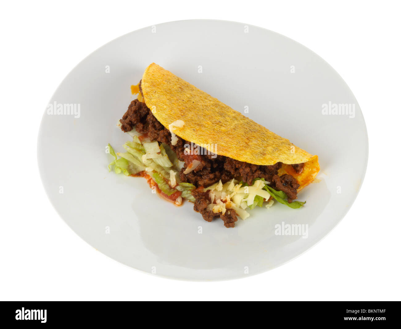 Rindfleisch Taco Stockfoto