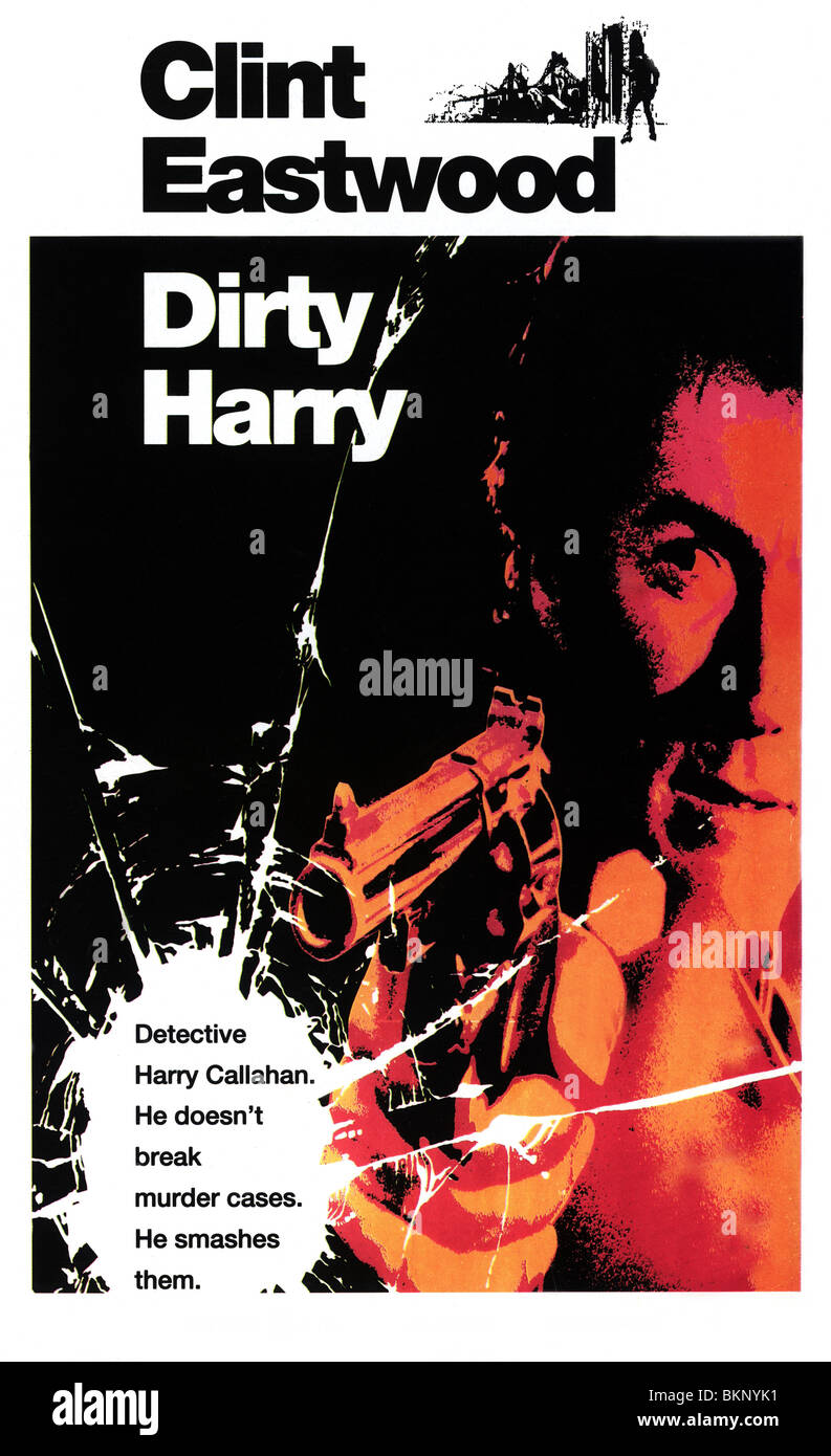 DIRTY HARRY-1971 POSTER Stockfoto