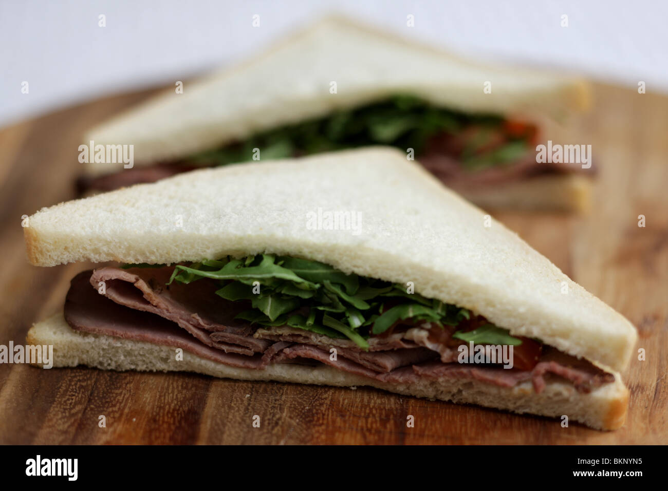 Roastbeef Sandwich Stockfoto