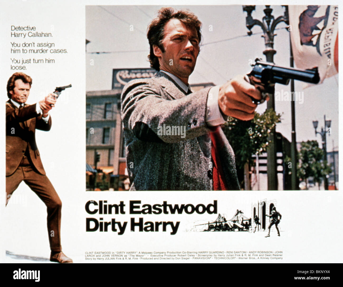 DIRTY HARRY-1971 POSTER Stockfoto