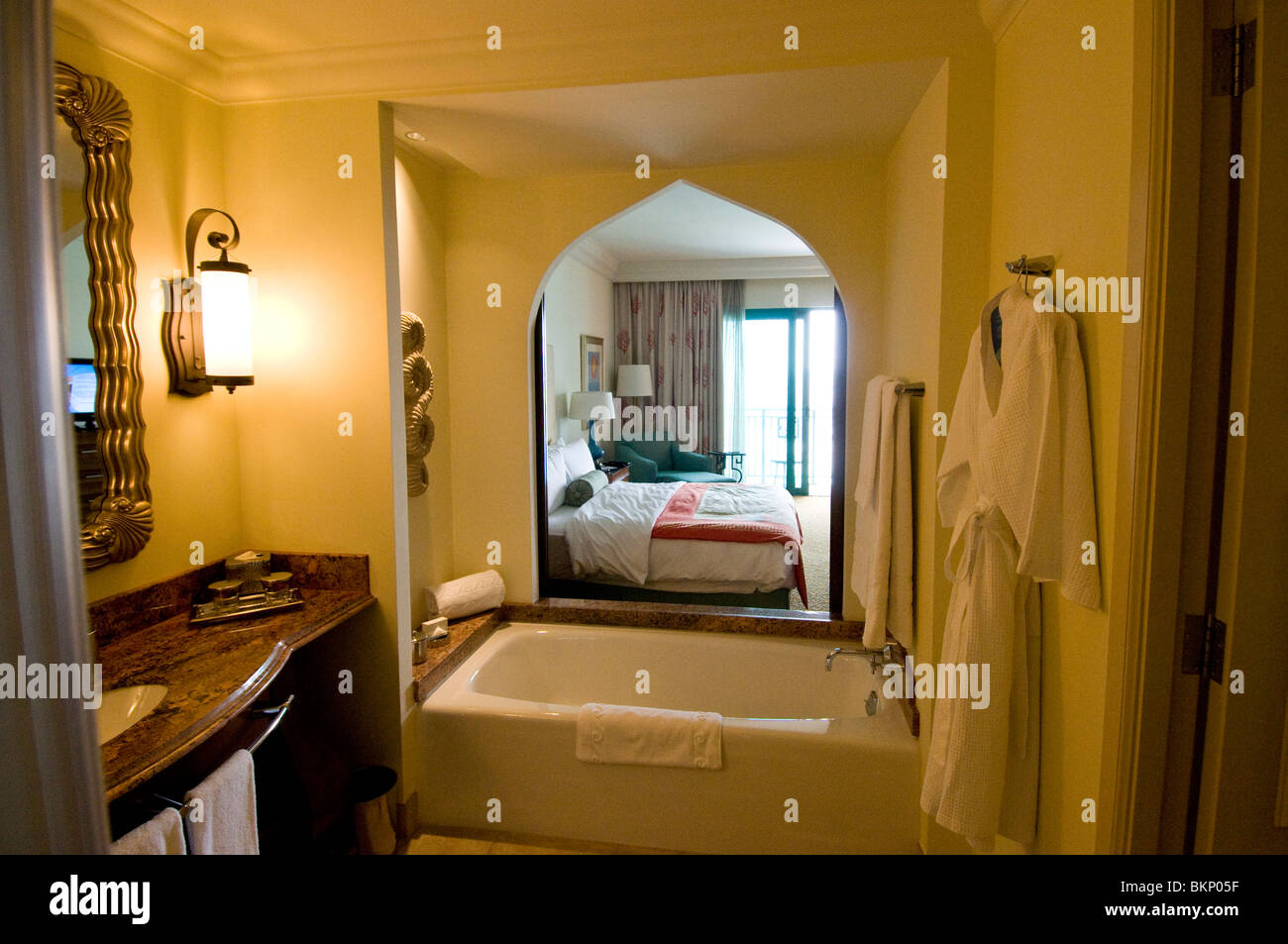Luxuriose Hotelzimmer Atlantis Hotel Dubai Stockfoto Bild