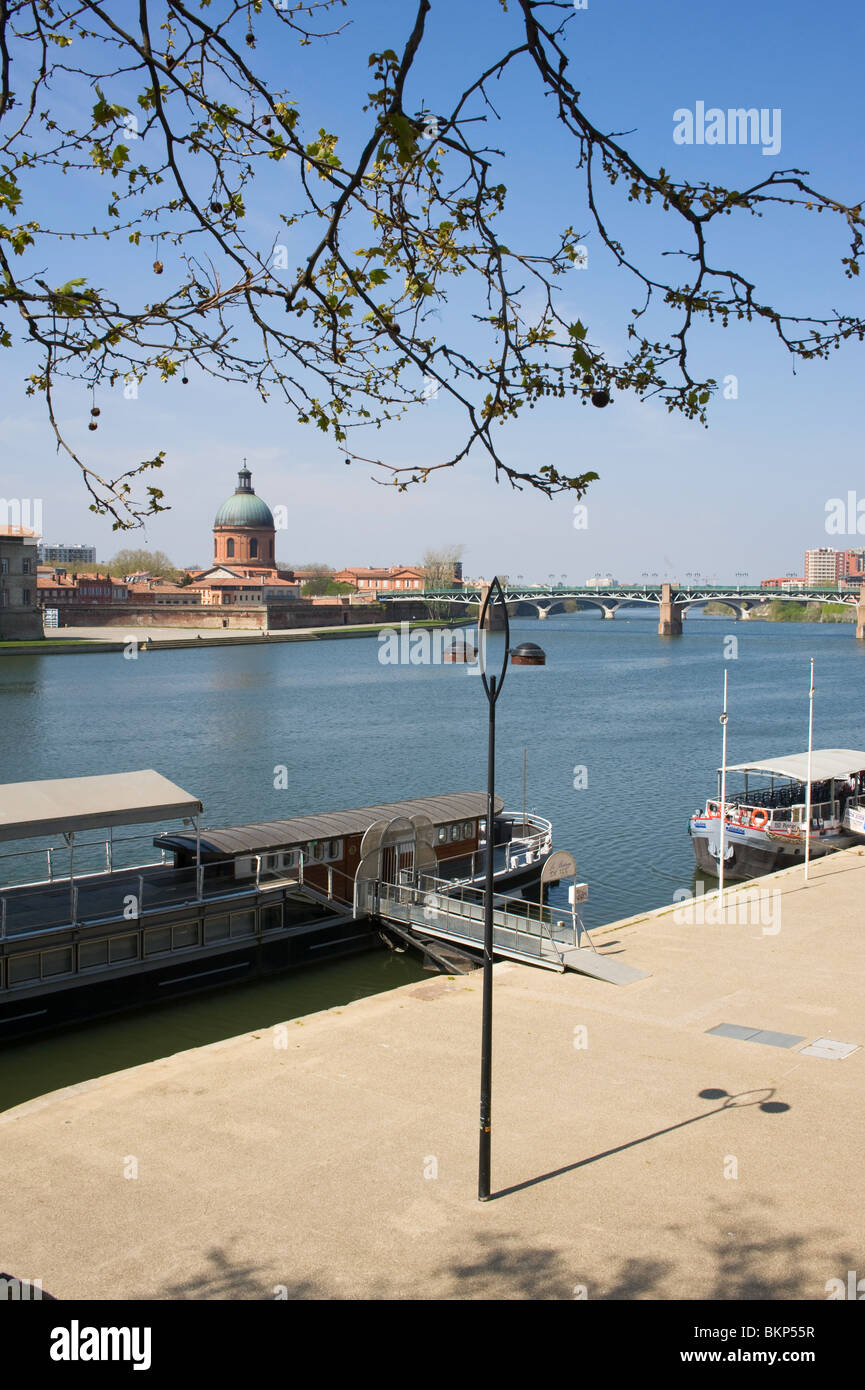 Hopital De La Grave [Dome De La Grave] Garonne Fluß Toulouse Haute-Garonne Midi-Pyrenäen Frankreich [Kuppel des Krankenhauses Grab] Stockfoto