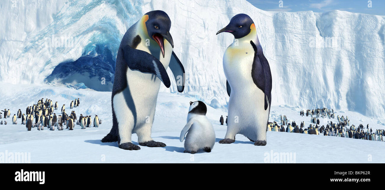 HAPPY FEET-2006 ANIMATION Stockfoto