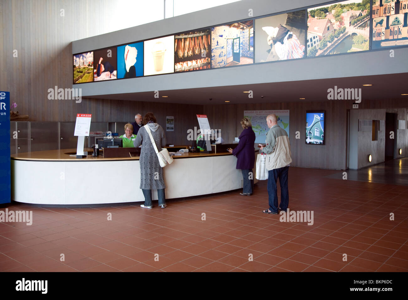 Kasse, Zuiderzeemuseum, Enkhuizen, Niederlande Stockfoto