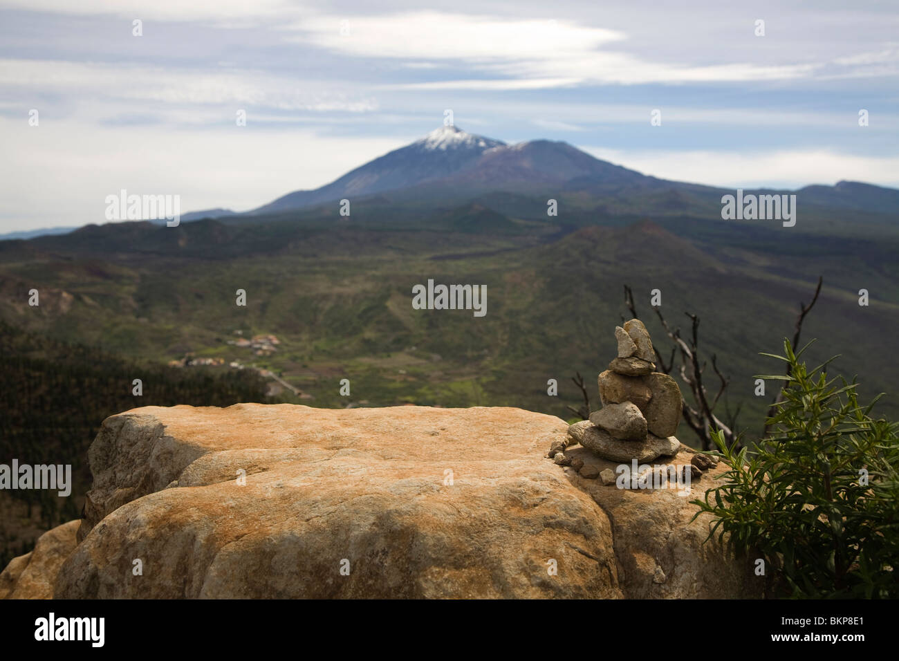 Montana de Las Rosas (1,318 m) Stockfoto