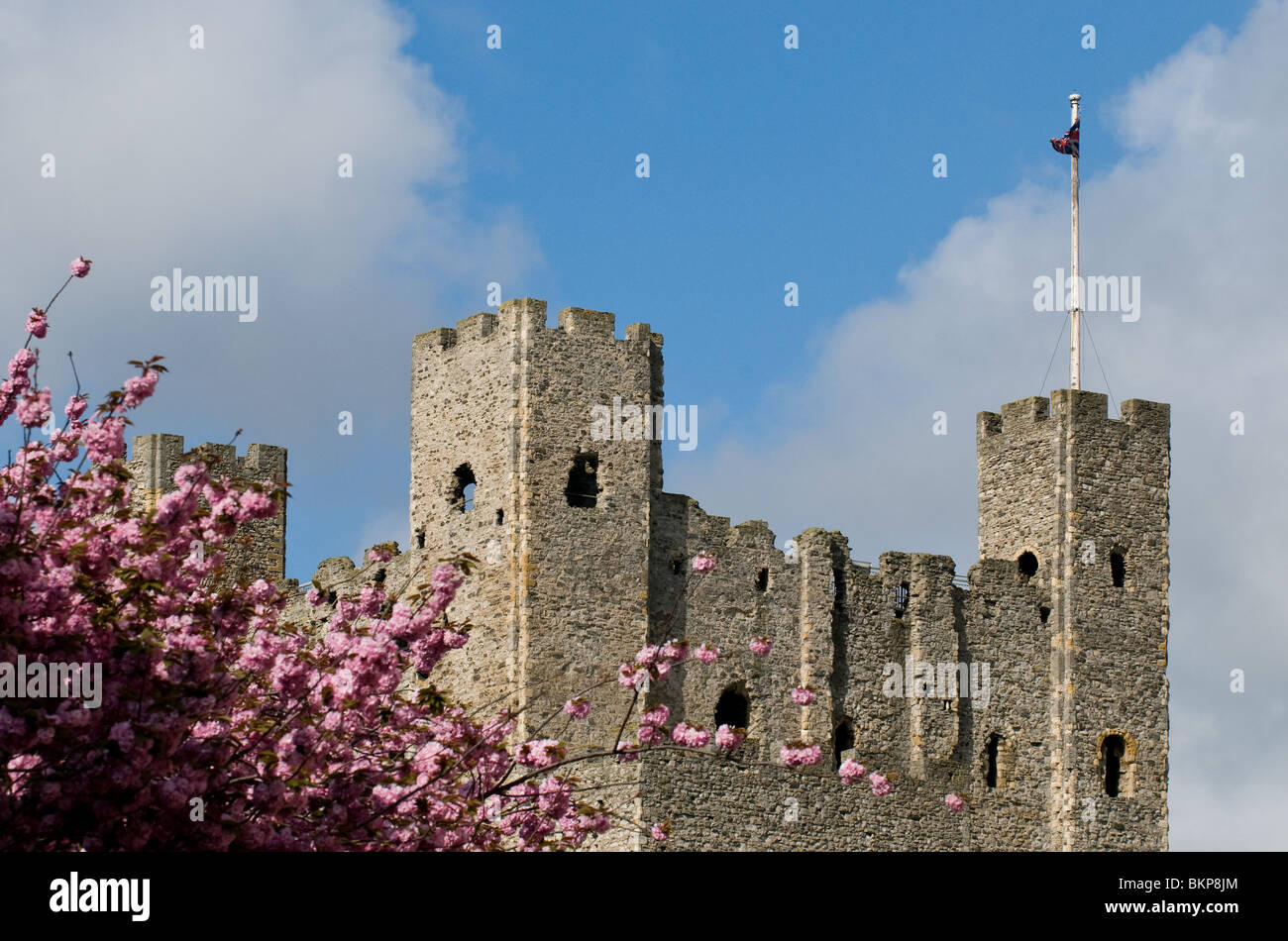 Rochester Castle in Kent Stockfoto