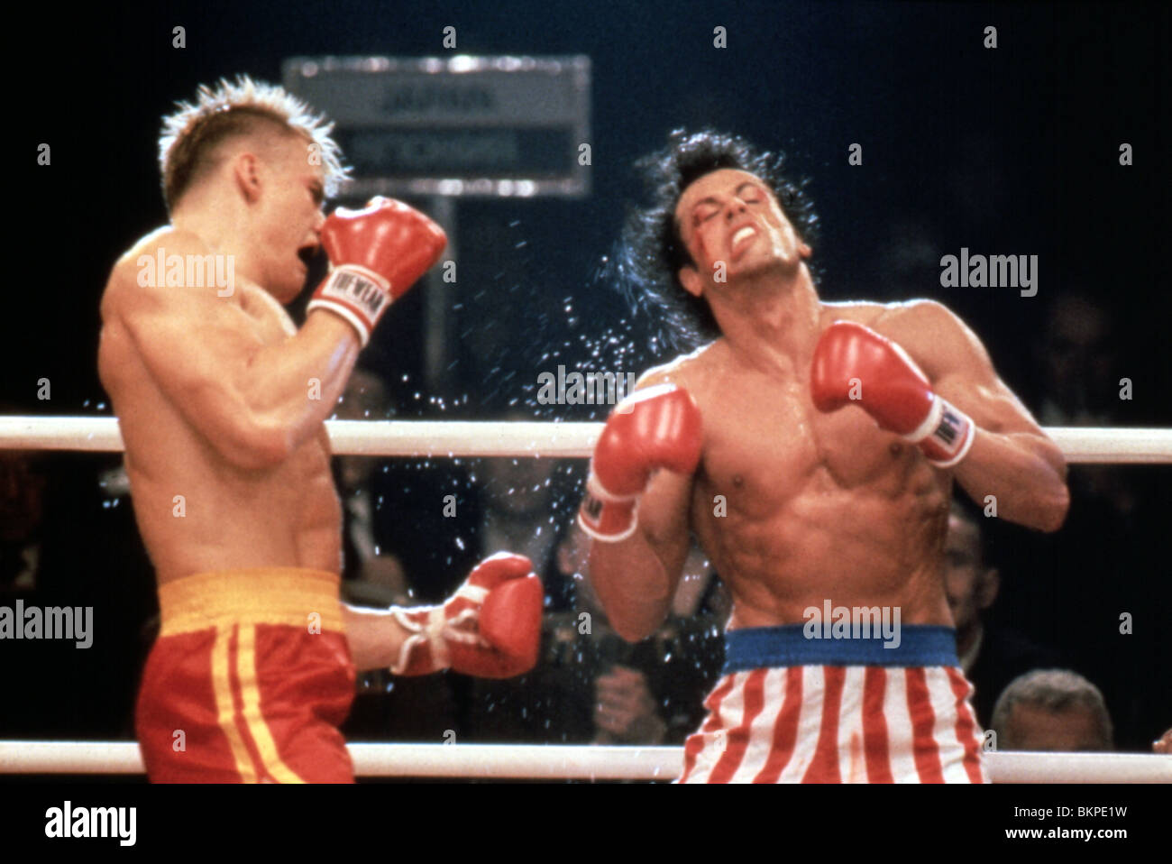 ROCKY IV (1985) DOLPH LUNDGREN, SYLVESTER STALLONE RK4 068