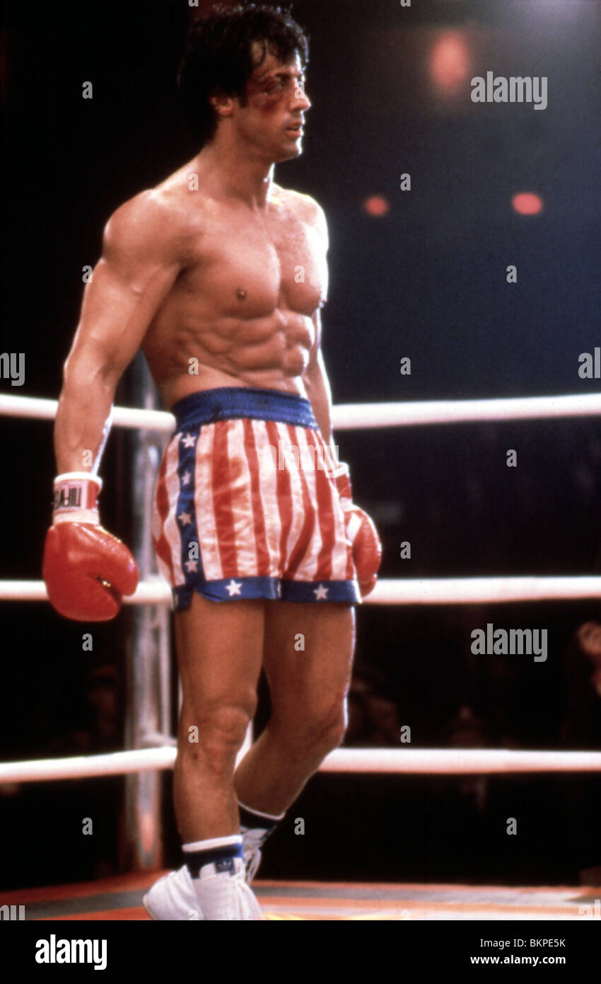 ROCKY IV (1985) SYLVESTER STALLONE RK4 109 Stockfoto