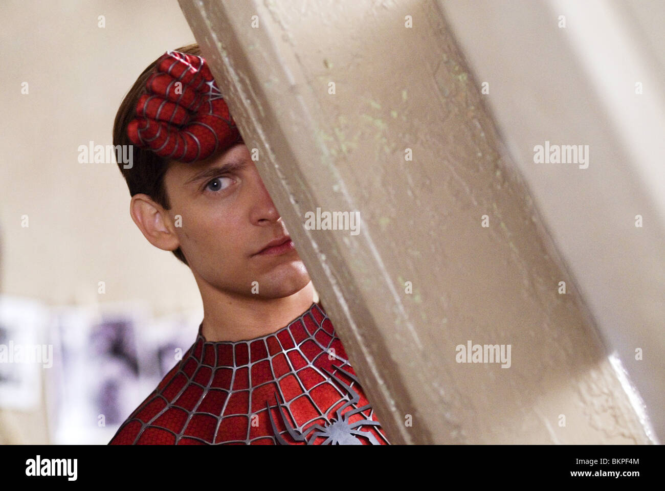 SPIDER-MAN 3 (2007) SPIDERMAN 3 (ALT) TOBEY MAGUIRE SPM3 001-15 Stockfoto