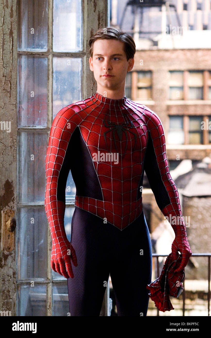 SPIDER-MAN 3 (2007) SPIDERMAN 3 (ALT) TOBEY MAGUIRE SPM3 001-18 Stockfoto