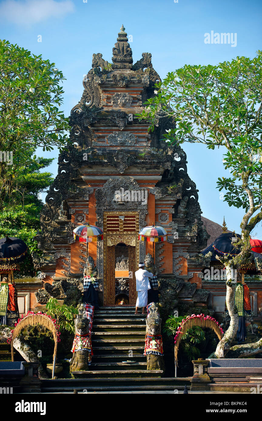 Pura Saraswati Tempel Ubud Bali Indonesien Stockfoto