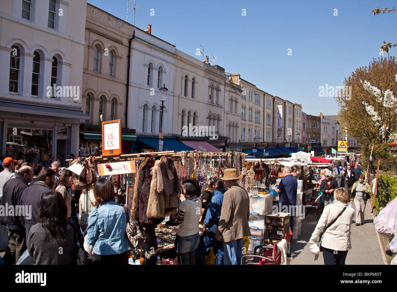 Portobello Road Market, London, England. Stockfoto