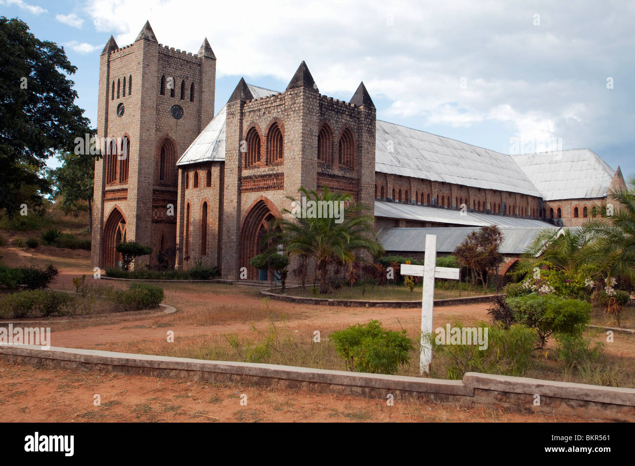 Malawi, Malawisee, Likoma Insel. Die beeindruckende und scheinbar fehl am Platz Anglican Cathedral of St. Peter. Stockfoto