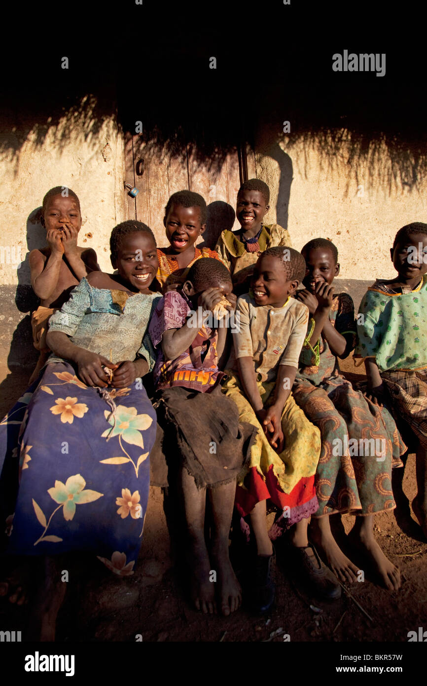 Malawi, Lilongwe, Ntchisi Waldreservat. Malawi leben bis zu den Ländern Ruf "warm Heart of Africa" Stockfoto