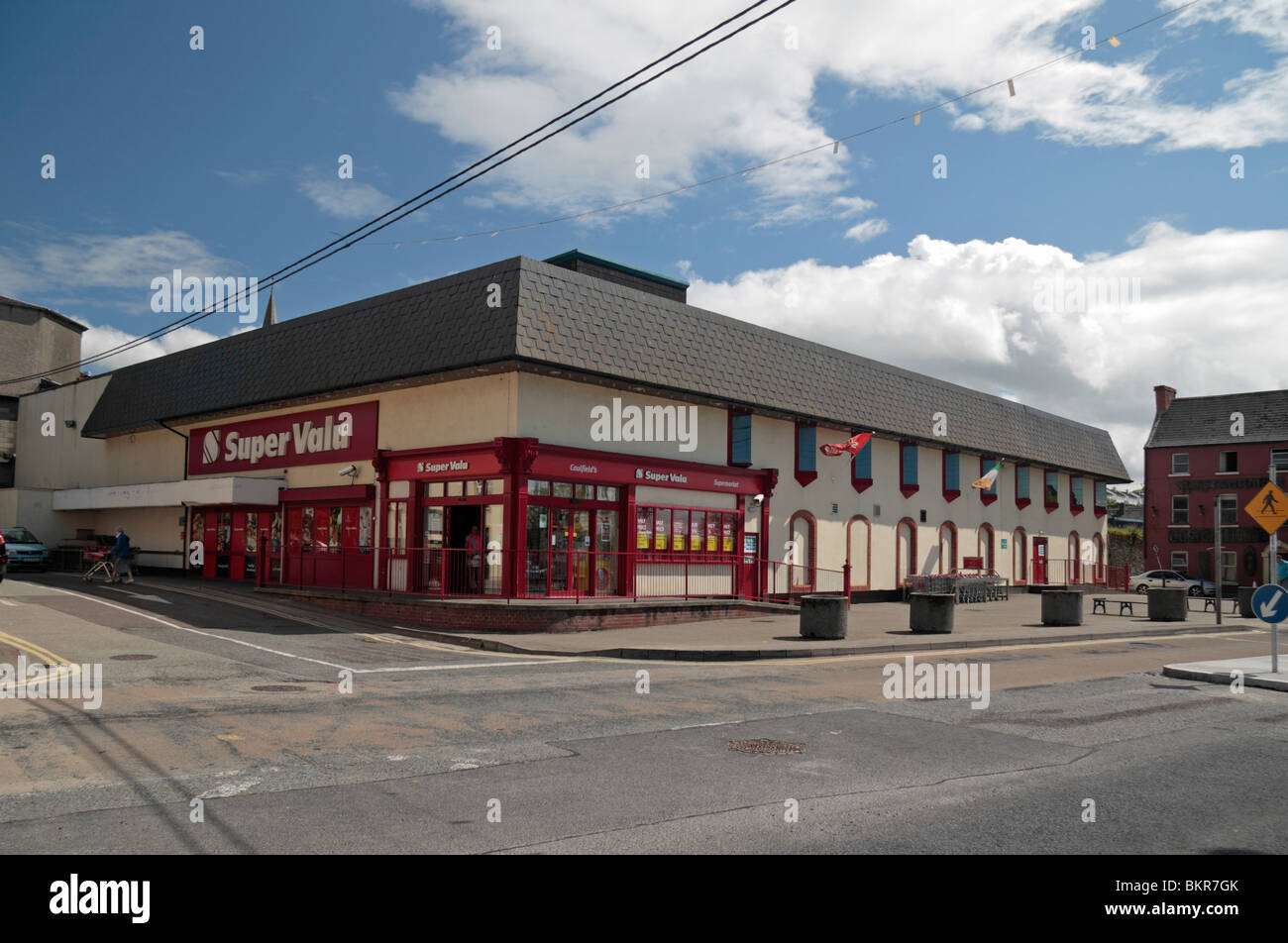 Die SuperValu Supermarkt am Kai, New Ross, Co. Wexford, Irland. Stockfoto