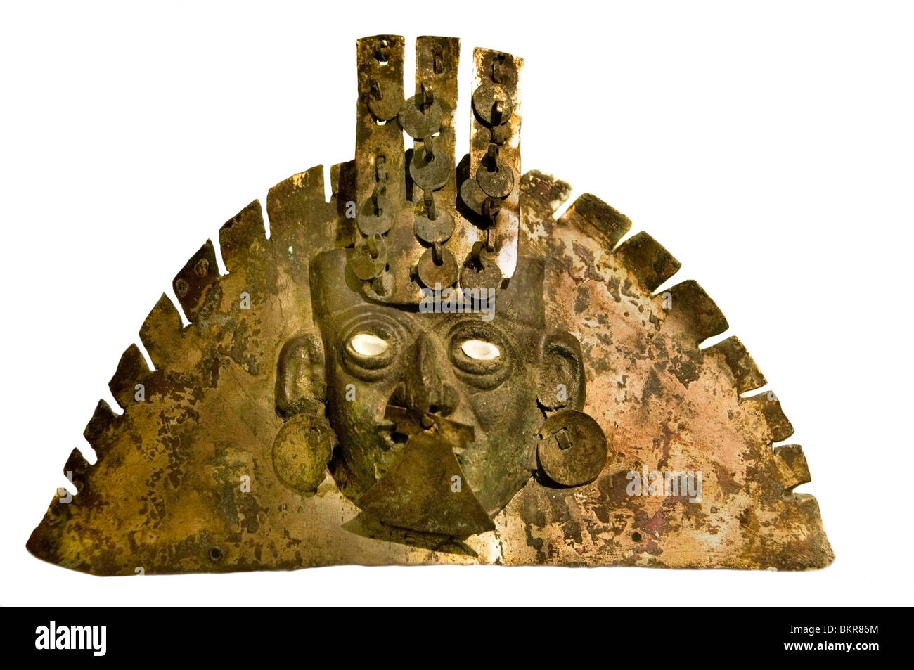Mochica 100 BC 700 n. Chr. Peru peruanischer berührt oder Brust Stockfoto