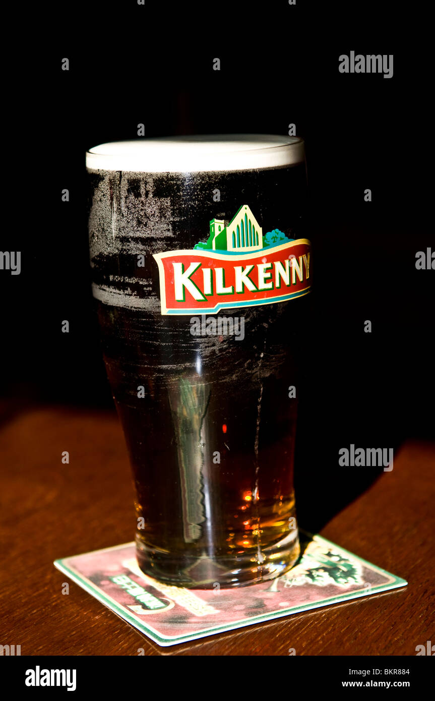 Kilkenny Fassbier. Stockfoto