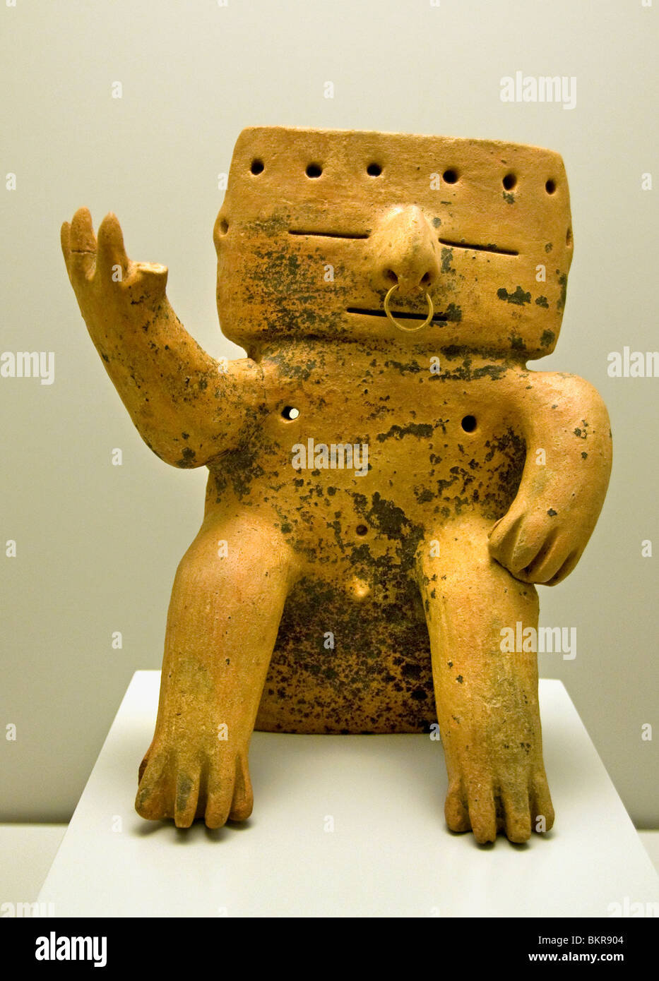 Quimbaya 1000 1500 AD Chef Kolumbien Kolumbien Stockfoto
