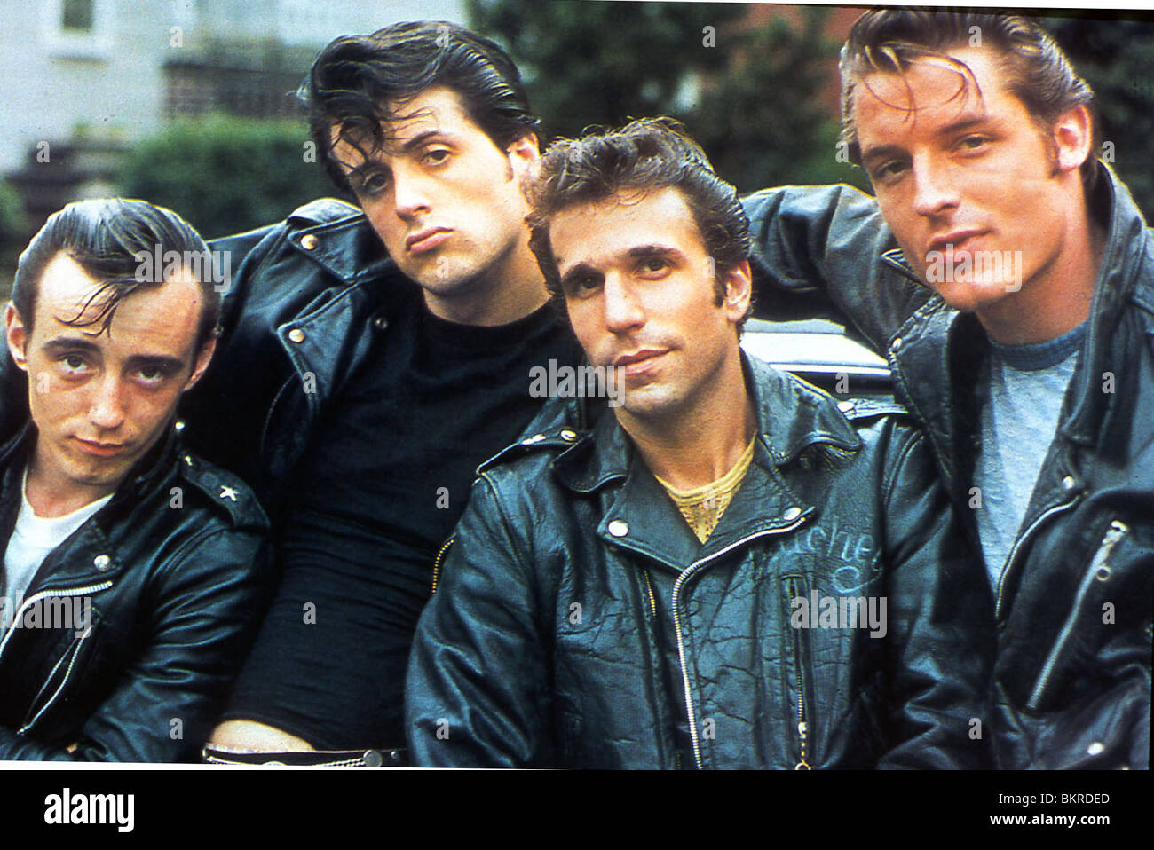 LORDS OF FLATBUSH (1974) SYLVESTER STALLONE, HENRY WINKLER, PAUL MACE, PERRY KING STEPHEN F. VERONA (DIR) 004 Stockfoto