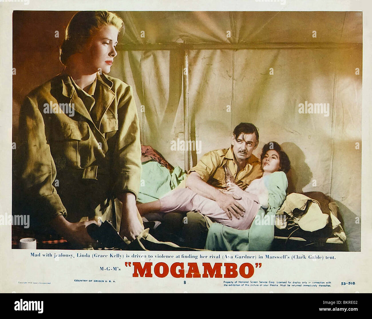 MOGAMBO (1953) AVA GARDNER, CLARK GABLE, GRACE KELLY JOHN FORD (DIR) 006 Stockfoto