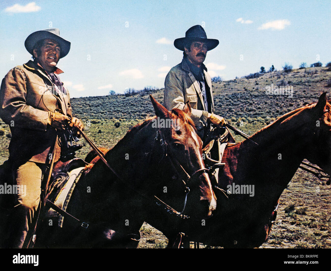 SHOWDOWN (1973) ROCK HUDSON, DEAN MARTIN GEORGE SEATON (DIR) NACH UNTEN 003P Stockfoto