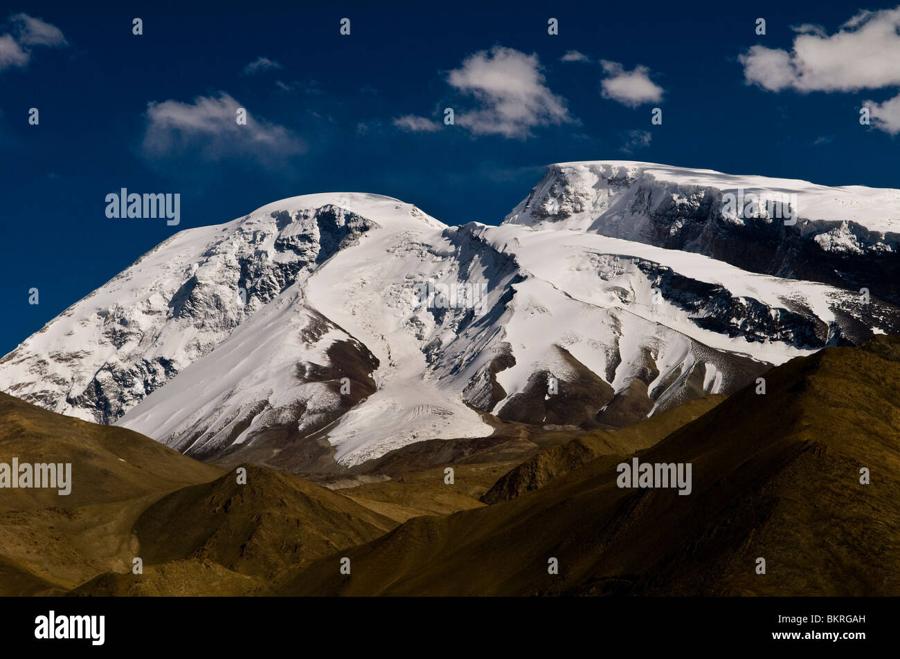 Muztagh Ata Berg, Pamir-Gebirge, China Stockfoto