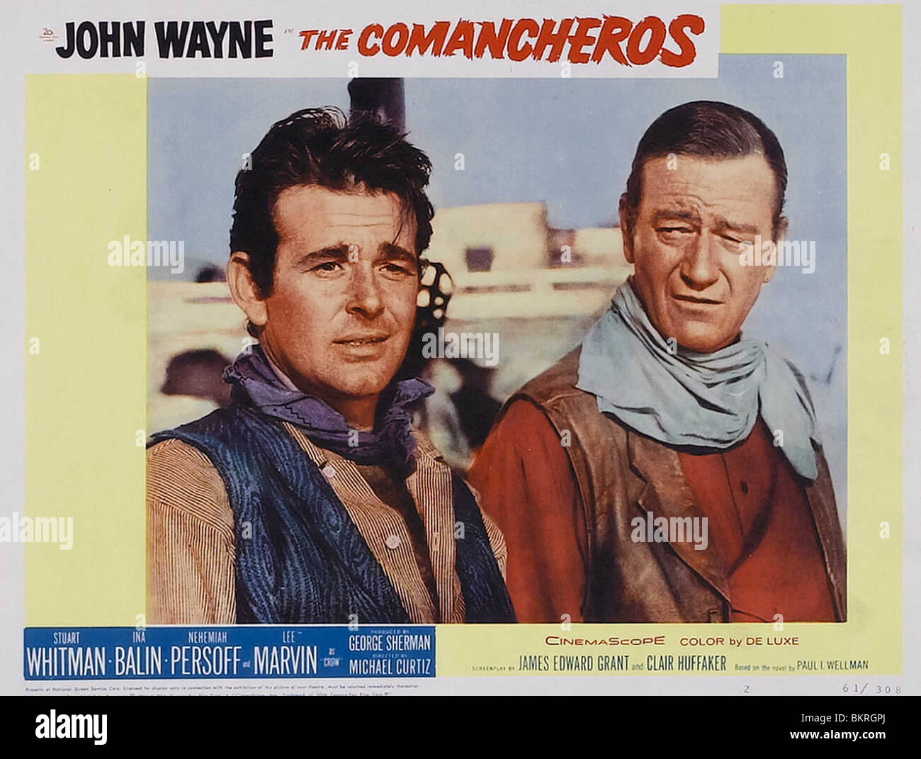 DIE COMANCHEROS (1961) JOHN WAYNE MICHAEL CURTIZ (DIR) 001 Stockfoto