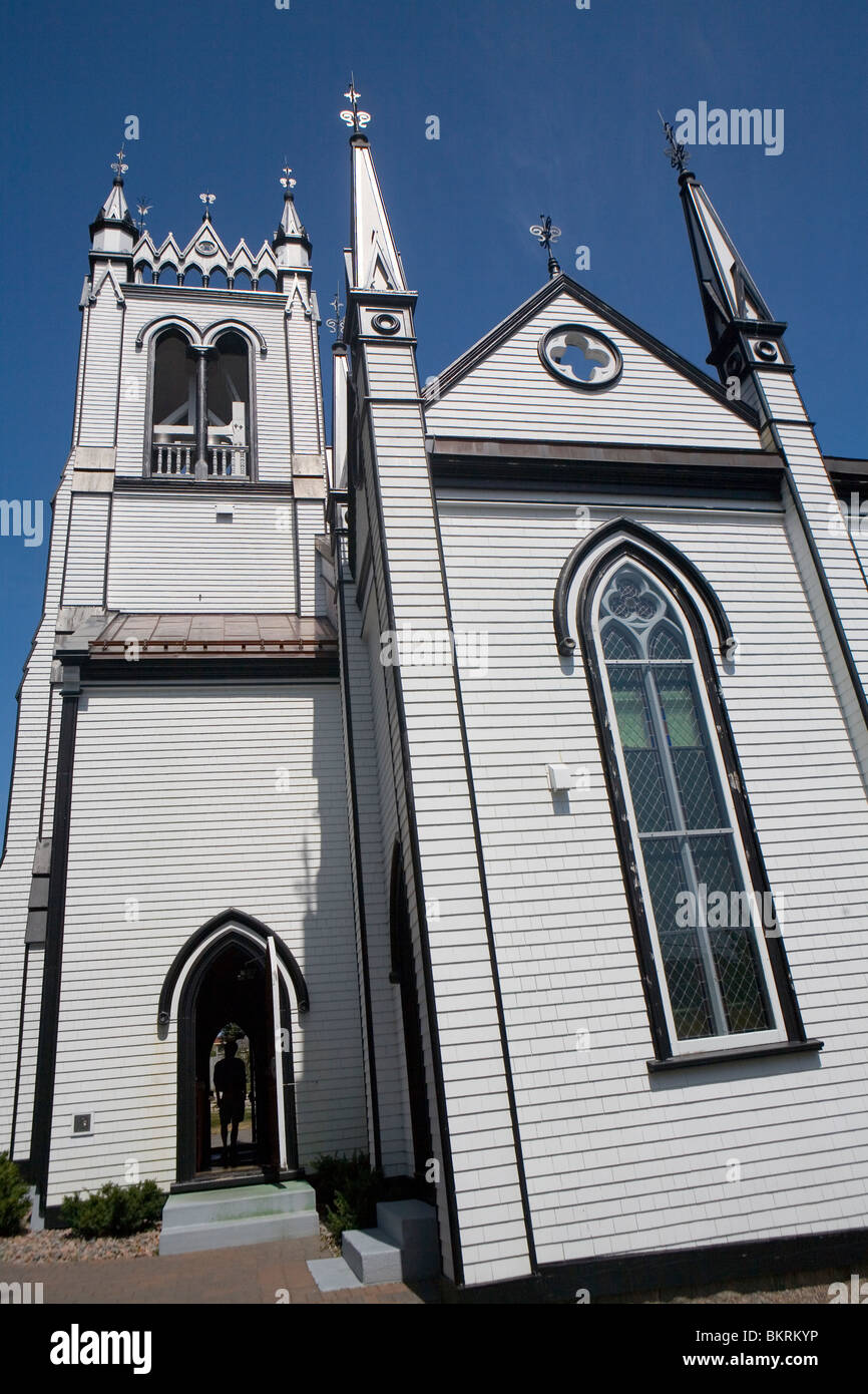 St John's Anglican Church in Lunenburg Stockfoto