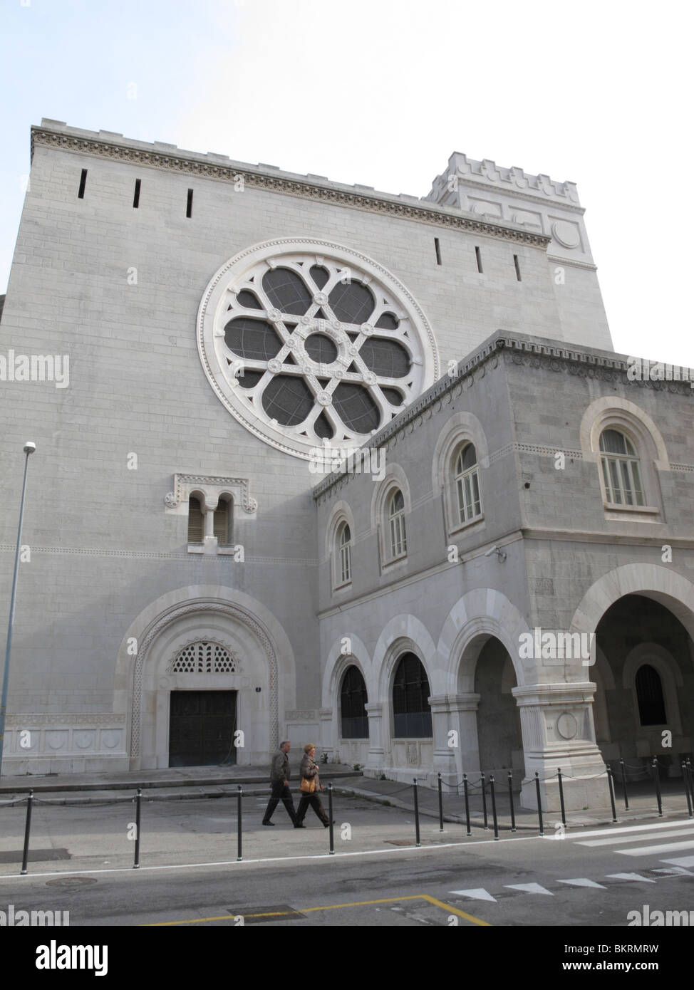 Synagoge von Triest Stockfoto