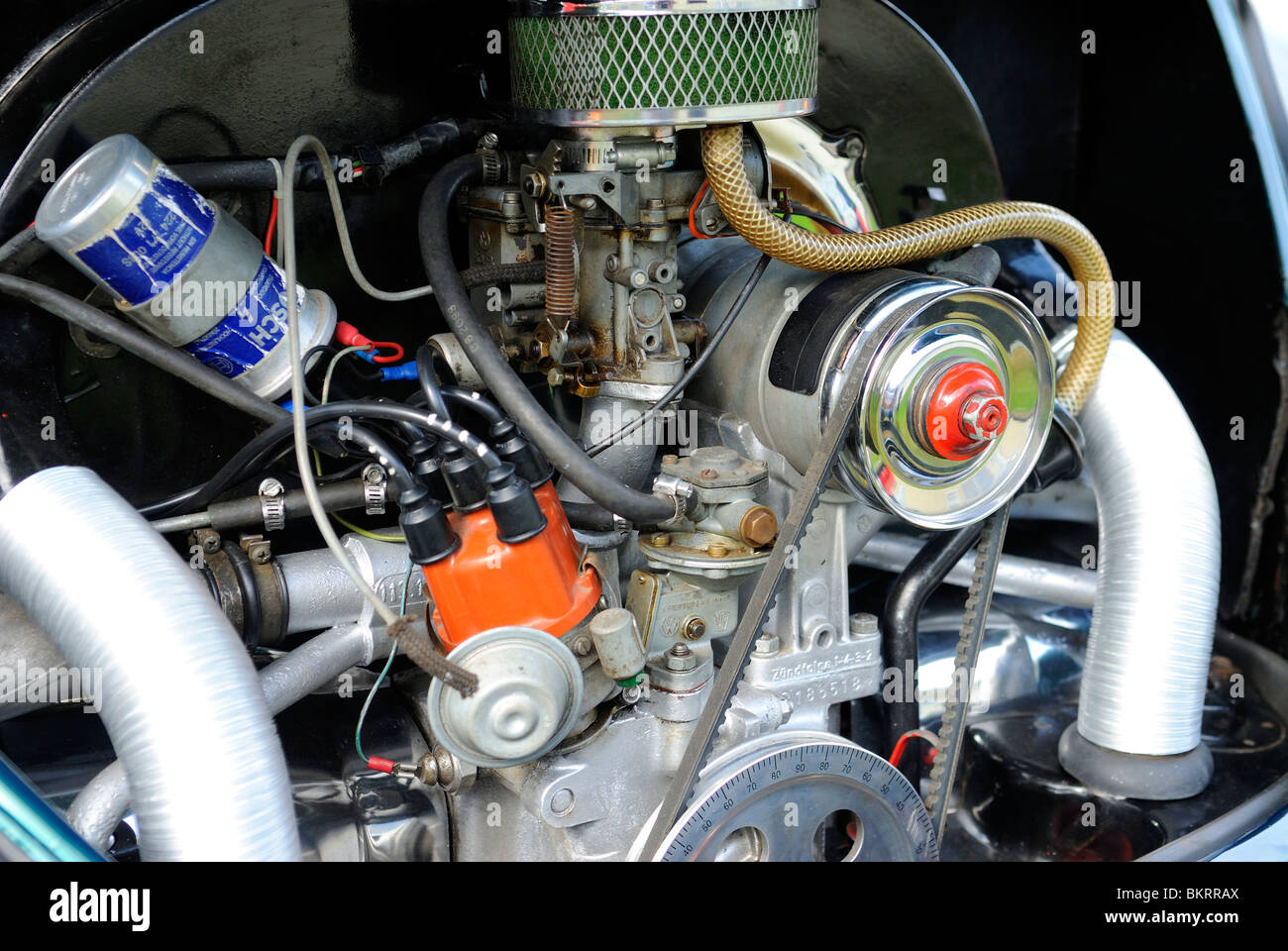 Volkswagen Käfer 1303 Maschine Fach Detail - 2010 Stockfoto